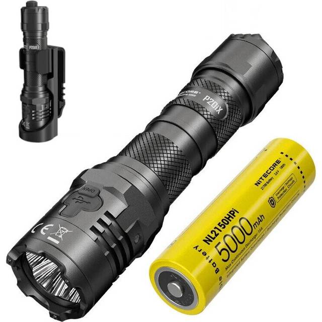 NITECORE P20iX 4000 Lumen USB-C Rechargeable Flashlight With 21700 Battery High Lumen Professional Tactical Torch with NTH20 Molle Hols