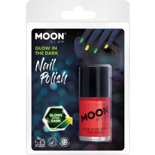 Smiffys Selvlysende Neglelak - Rød