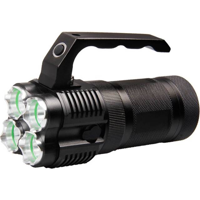 XANES XML 4xL2 1500Lumens 5Modes DC Direct Rechargeable 18650 LED Flashlight Outdoor Waterproof Multifunctional Lighting Flashlight