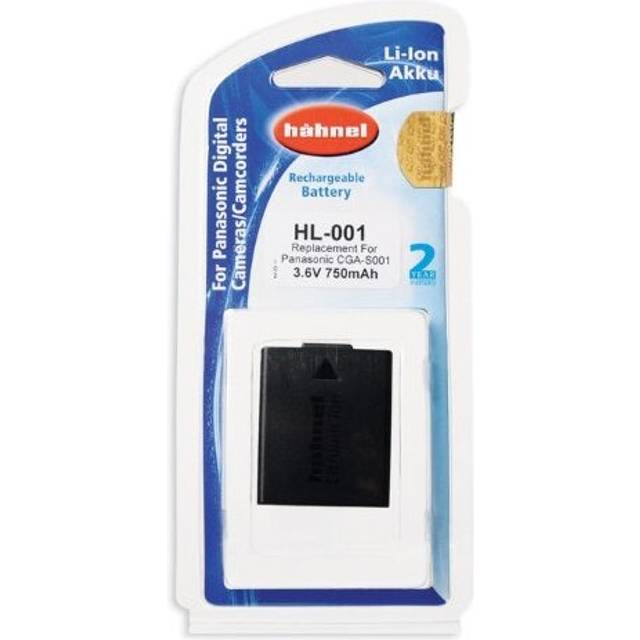 Hahnel CGA-S001 750mAh 3.6V Battery for Panasonic DMC-F1 DMC-FX5 Camera Digital