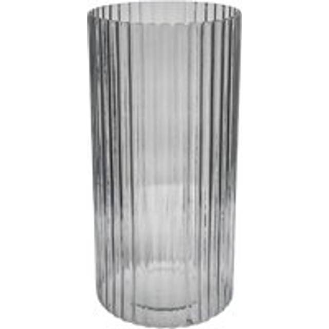 Daphne Ribbed Vase - Clear