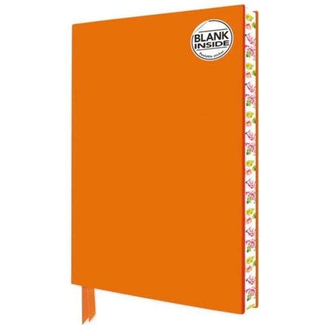 Orange Blank Artisan Notebook (Flame Tree Journals)