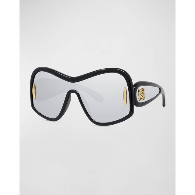 Loewe Silver Mirror Mask Unisex Sunglasses LW40131 01C 144 - Silver Tone (OS)