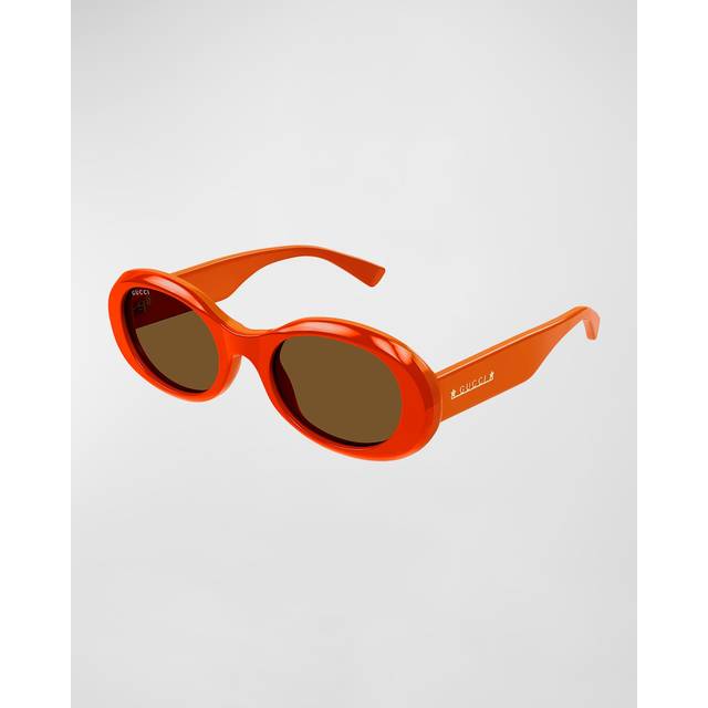 Gucci GG1587S 003, OVAL Sunglasses, FEMALE - Orange