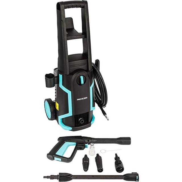 Pro-Kleen Pressure Washer Jet Wash Power Electric High Performance Cleaner For Patio and Car 1600W - Portable For Cleaning Drives, Walls, Vehicles, Ga