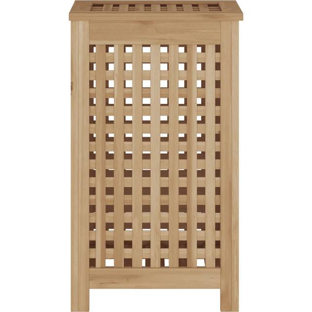 vidaXL Wash Bin 35x25x60 cm Solid Wood Teak - Brown