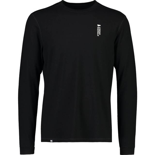 Mons Royale Merino Cascade Flex Funktionströja - black - M