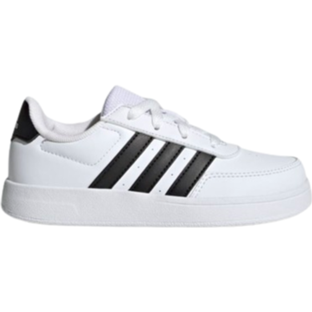 adidas för kvinnor/flickor. HP8956 Breaknet Lifestyle Court Lace Sneaker vit (36 2/3), Karta, Nyckelband, Casual, barnmode - Vit, Läder (36 2/3)