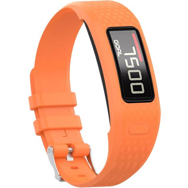 Garmin Vivofit 2 klockarmband silikon 316L rostfri stål storlek L - Orange