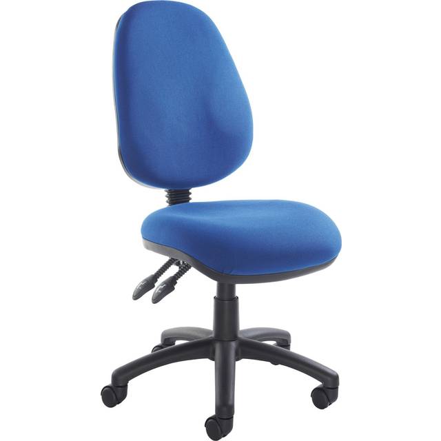 Vantage 100 2 Lever PCB Ergonomic Office Operator Chair With No Arms - Blue