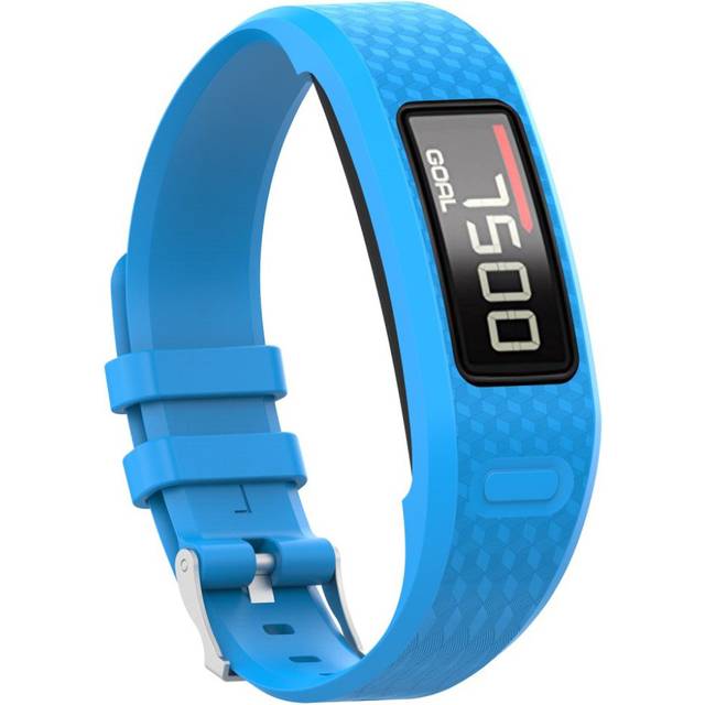 Garmin Vivofit 2 klockarmband silikon 316L rostfri stål storlek L - Blå