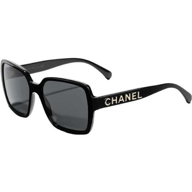 CHANEL square Sunglasses C622S4 Black