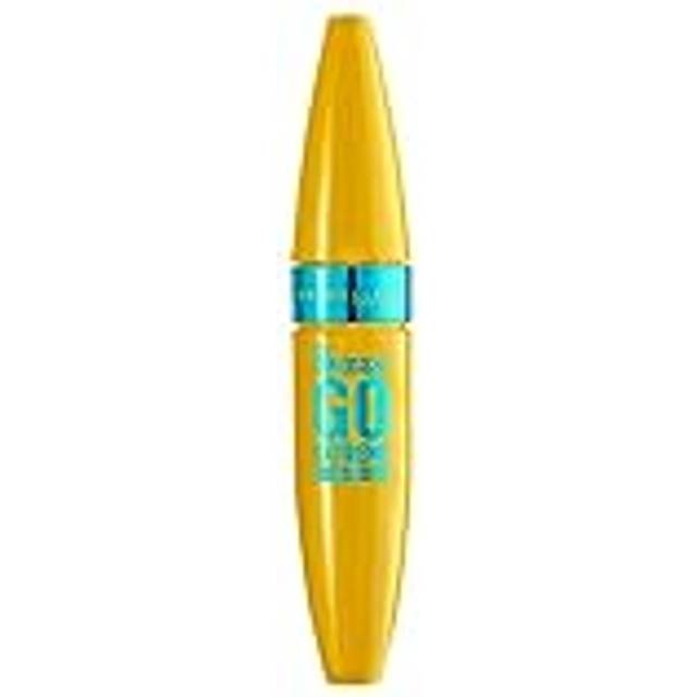 Maybelline Volym "Express The Colossal Go Extreme! Mascara in Very Black Waterproof, vattentät mascara, extrem volym, djupa svarta pigment, innovativ dubbelpumps-ögonfransborste, 9,5 ml