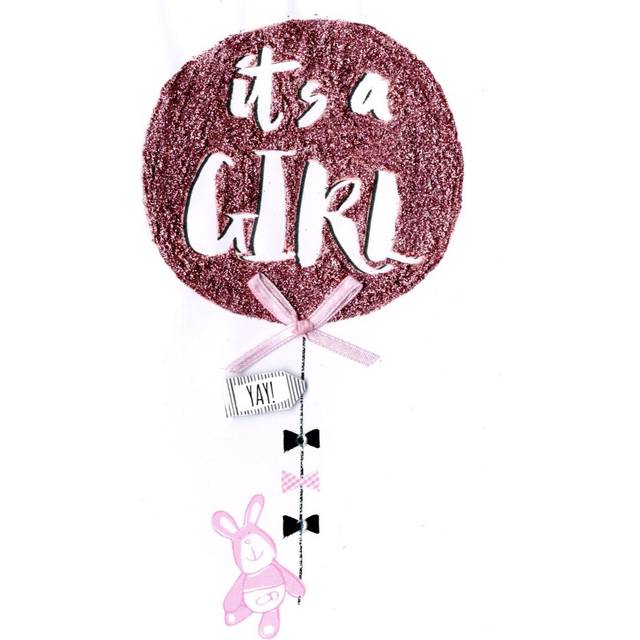 It's A Girl New Baby Greeting Card Second Nature Just To Say Cards
