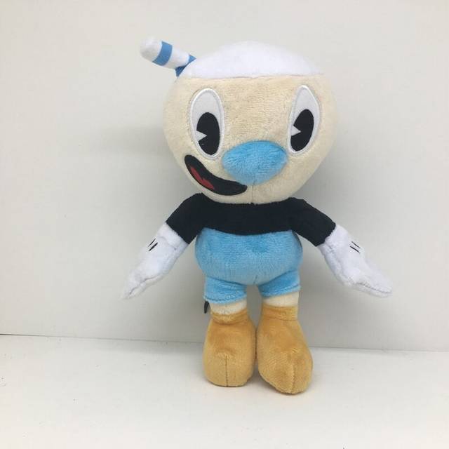 (A, 25cm) 25cm Game Cuphead Plush Doll Toys Mugman The Chalice Soft Plush Stuffed