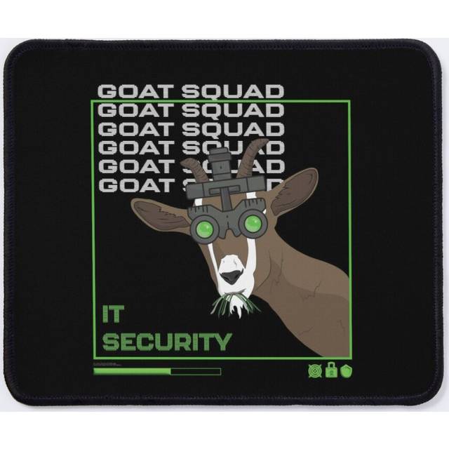 Mouse Pad Goat Squad IT Security 11.8 x 9.8 inch Computer Mat Gaming Office Mousepad