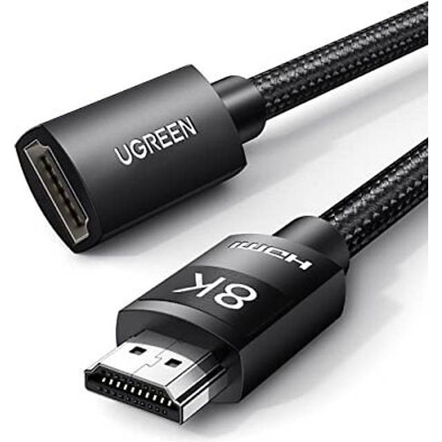 HDMI 2.1 Extension Cable 8K 4K Male to Female Extender 120/240Hz eARC HDR Dolby Vision Atmos 48Gbps Ultra High Speed Lead Compatible with TV Stick