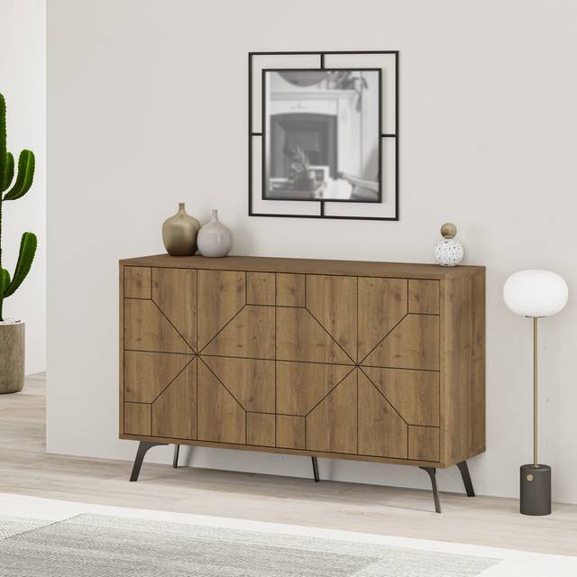 Dune Console Sideboard Display Unit Oak Effect