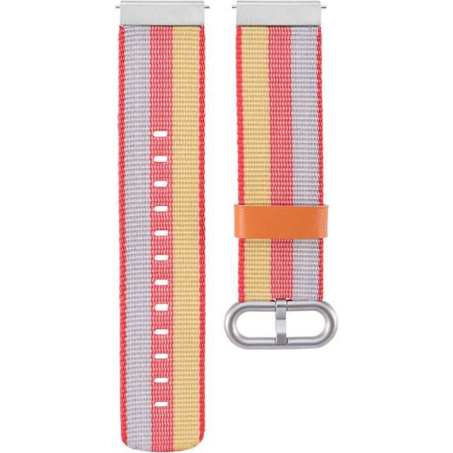 Samsung Gear S3/Pebble Time/LG Watch klockarmband nylon universal metallspänne allergifri - Orange