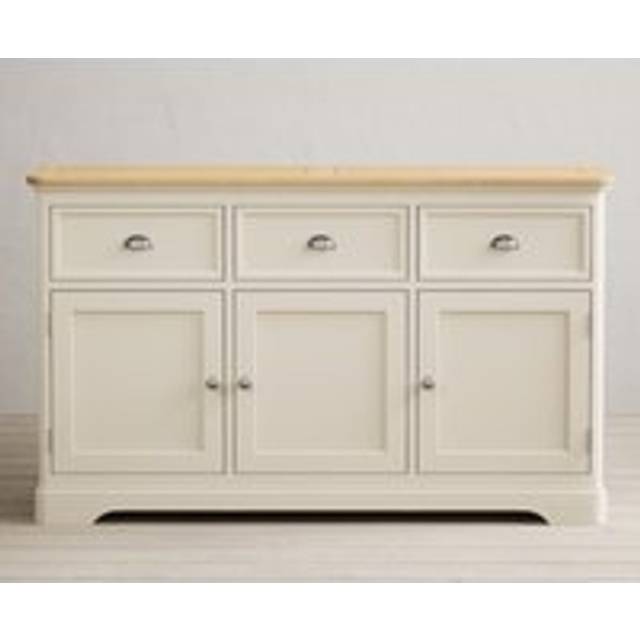 Madley Oak and Cream Painted Large Sideboard