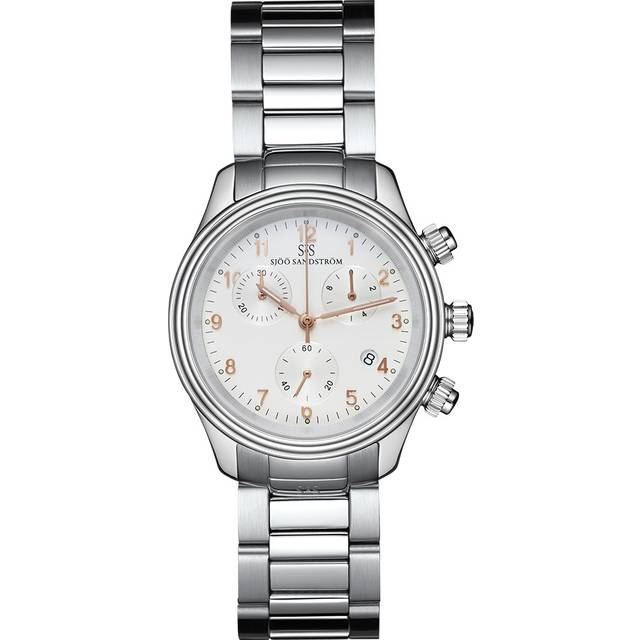 Sjöö Sandström Royal Steel Chronograph - Stjärnurmakarna