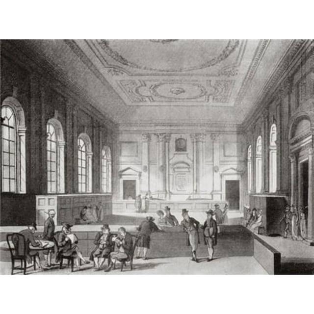 The South Sea House Threadneedle Street London England From The Book The Life of Charles Lamb Volume I by E V Lucas Poster Print, Large - 32 x 24