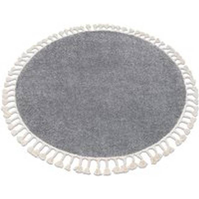 Carpet berber 9000 circle grey Fringe Berber Moroccan shaggy grey round 160 cm
