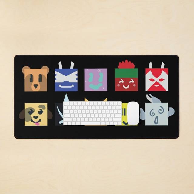 Desk Mat Event Bee Swarm Simulator Collection Large Gaming Mouse Pad 35x16 inch