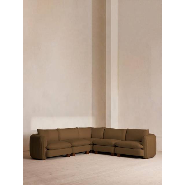 Vivienne Modular Corner Sofa, Linen, Ochre