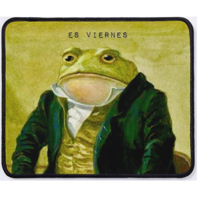 Mouse Pad A frog in a fancy suit in a painting 11.8 x 9.8 inch Computer Mat Gaming Office Mousepad