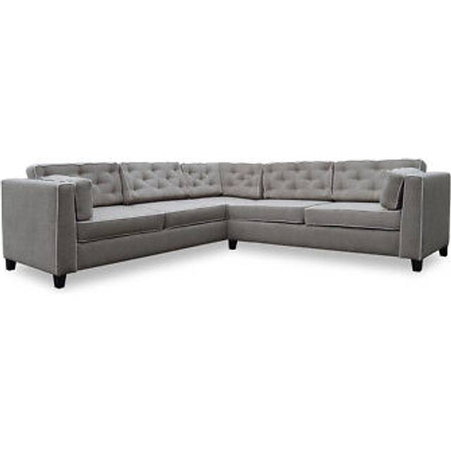 L-shape sofa upholstery modern removable cushions corner textile living room