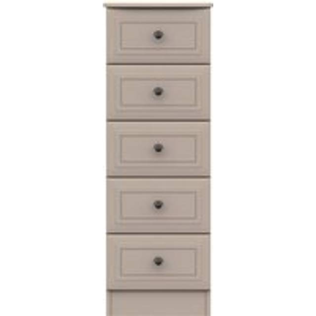 Portia Tall 5 Drawer Chest - Earth
