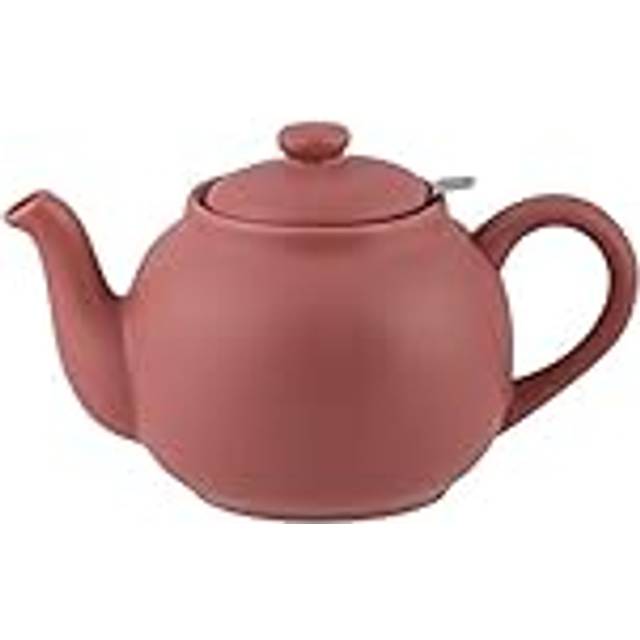 Plint Teapots with Stainless Steel Filter - Terracotta - Pink