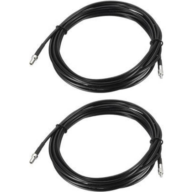 2pcs ts9 male to ts9 female rf coaxial extension cable rg174 jumper cable 10 ft