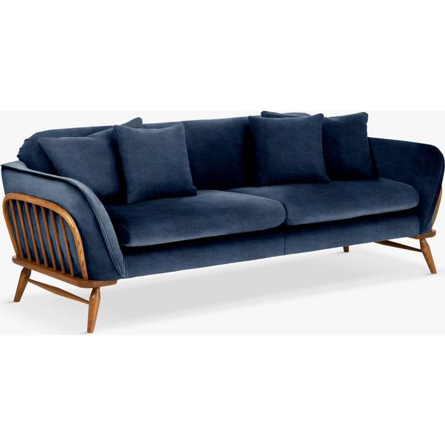 ercol for John Lewis Hexton Large 3 Seater Sofa, Vintage Ash Leg