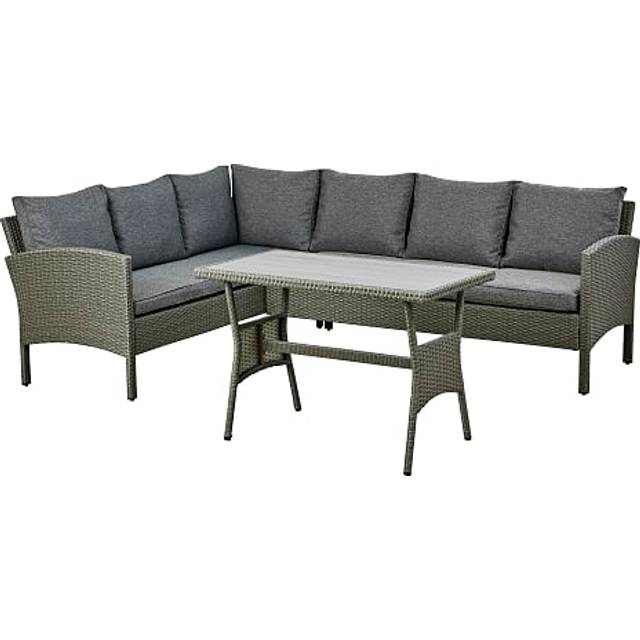 Orlando Loungesæt, 1 borde inkl. 2 sofaer