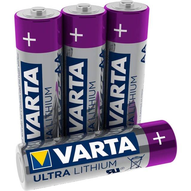 Varta Battery Mignon Aa Va 4er Blister Ultra Lithium-ion 06106 301 404
