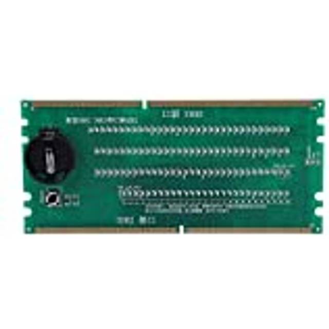 PC Desktop Mainboard Board DDR 2/DDR 3 RAM Memory Slot Tester Card with LED Light