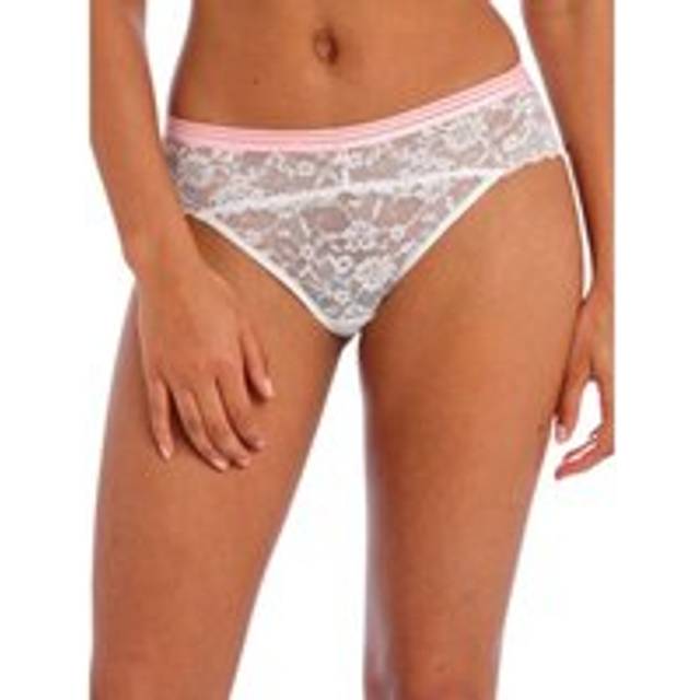 Freya Womens Offbeat Brief - White Polyamide - Size Medium