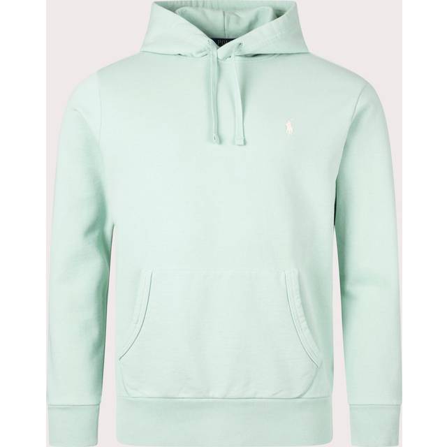 Polo Ralph Lauren, Hoodies, male, Green, M, Turquoise Embroidered Hoodie Casual Style