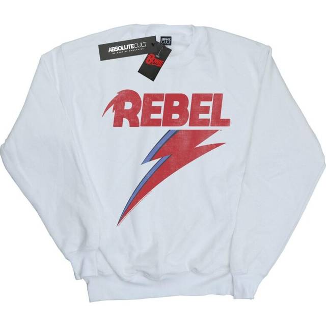 Distressed Rebel Sweatshirt - White - 4XL