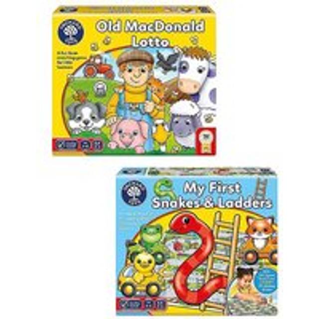 Orchard Toys My First Snakes & Ladders & Old Macdonald Lotto Games