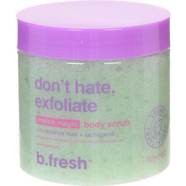 b.fresh, Body Scrub, with Licorice Root and Lactic Acid, Melon Magic, 16 oz (453 g)