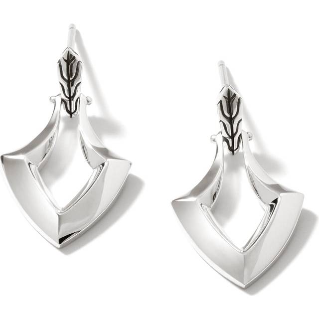 John Hardy Essentials Silver Drop Earrings