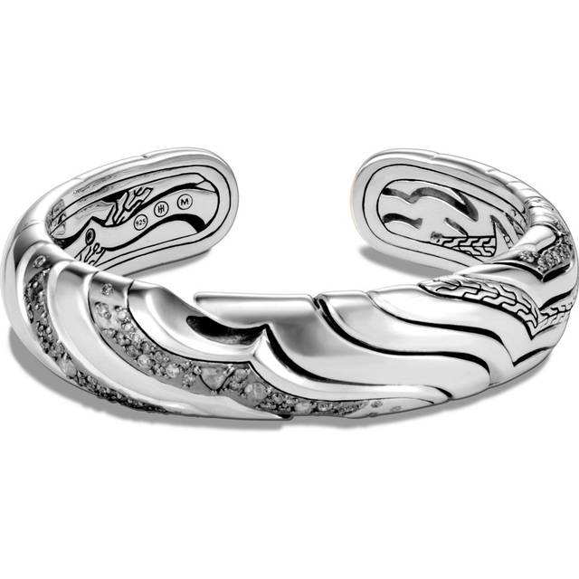 John Hardy Silver 106.00 Ct. Tw. Diamond Lahar Bracelet