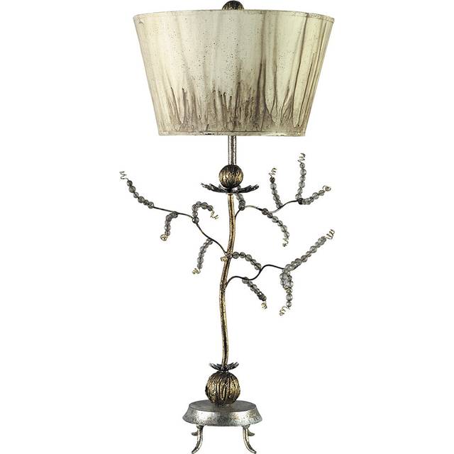 Albermarle 81.5cm Putty/Gold Leaf Bedside Table Lamp - Putty;Gold Leaf (91cm H X 41cm W X 41cm D)