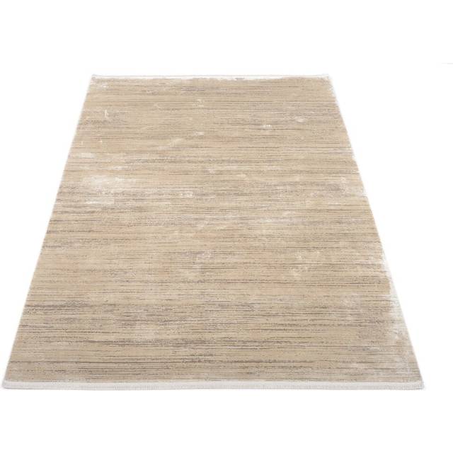 Sherer Hand Knotted Brown/White Rug (Rectangle 67 x 130cm)