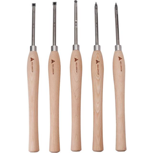 (Chamfering 28mm) Wood Turning Tool with Wood Handle and Wood Carbide Inserts Wood Lathe Tool