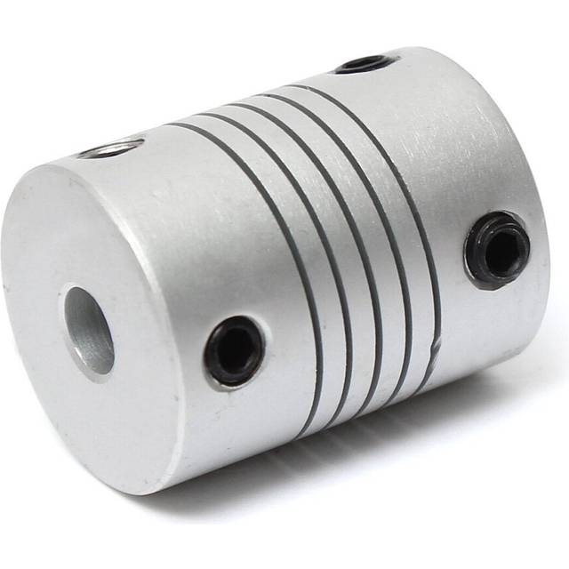 2pcs 5mm x 8mm Aluminum Flexible Shaft Coupling OD19mm x L25mm CNC Stepper Motor Coupler Connector