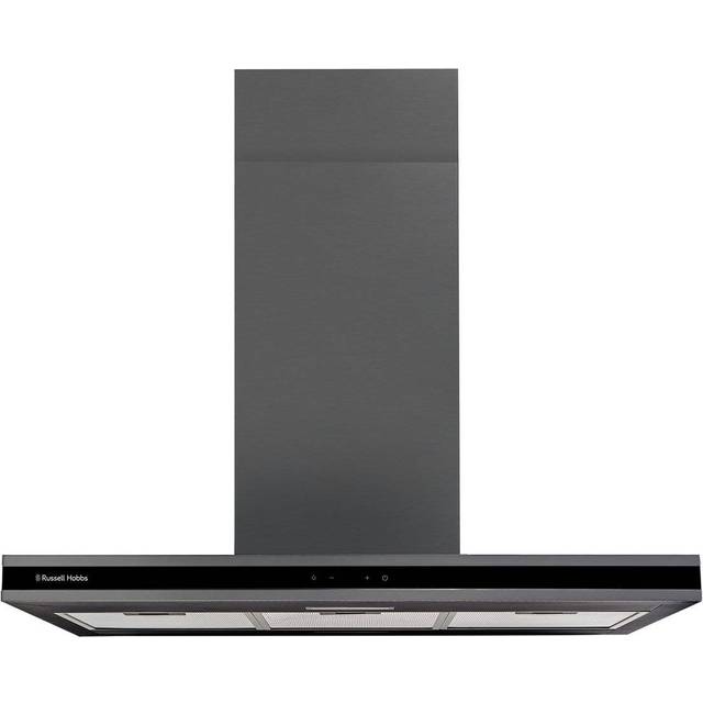 RUSSELL HOBBS RHICH904DB Midnight Collection Island Cooker Hood - Dark Steel, Silver/Grey